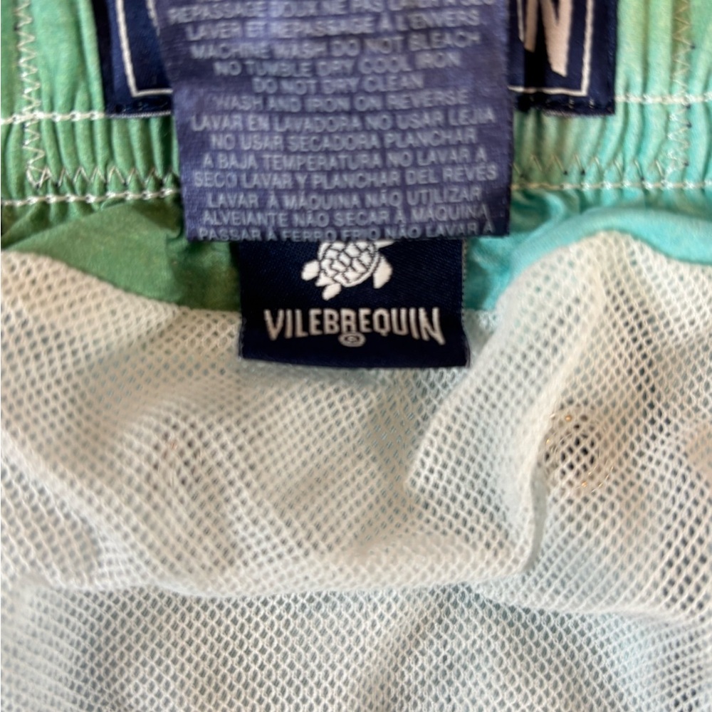 Vilebrequin Swim Shorts Octopus‎ Print Men’s Xxl Blue Green - Picture 7 of 10
